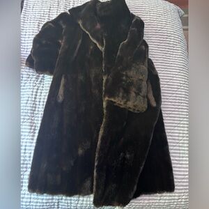 Sears Best Luxurious Faux Fur Coat